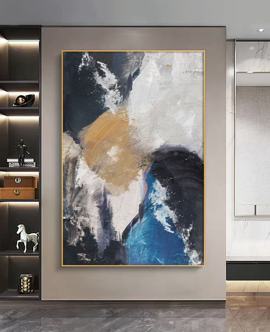 Onlookers Art | Oil Painting | Bowb Abstract Oil Painting