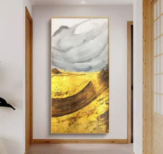 Onlookers Art | Oil Painting | Whispers of Gold Oil Painting