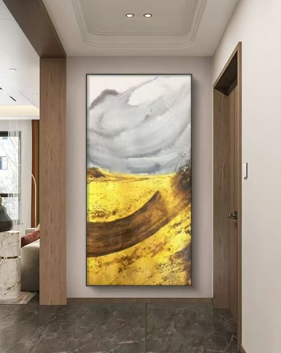 Onlookers Art | Oil Painting | Whispers of Gold Oil Painting