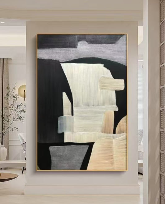 Onlookers Art | Oil Painting | Vanni Abstract Oil Painting