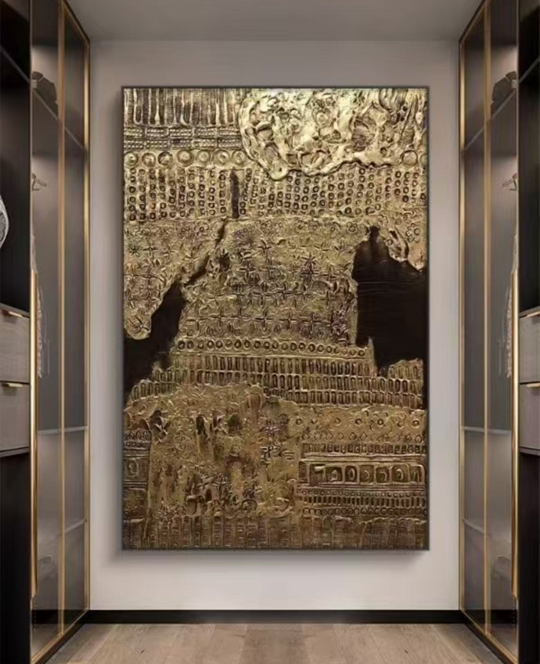 Onlookers Art | Oil Painting | Gold Treasure Oil Painting