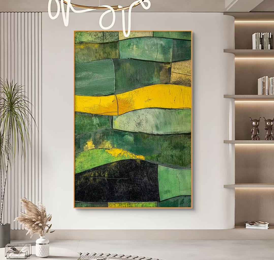 Onlookers Art | Oil Painting | PuaLa Abstract Oil Painting