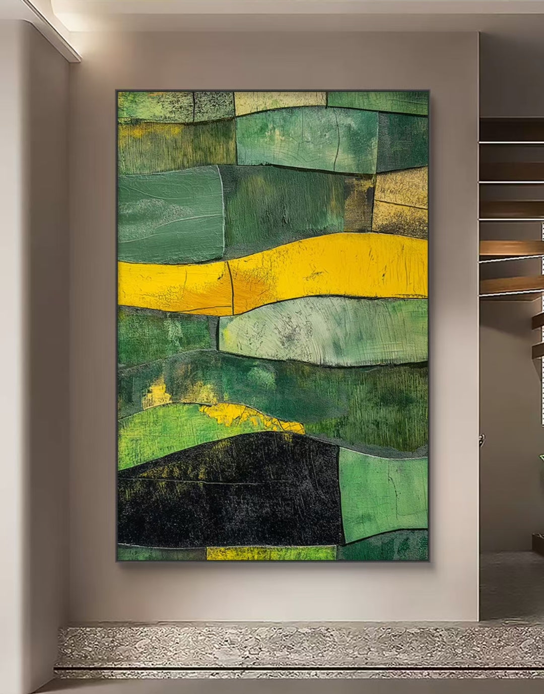 Onlookers Art | Oil Painting | PuaLa Abstract Oil Painting