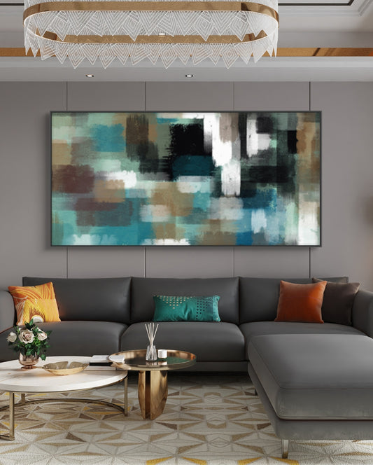 Onlookers Art | Oil Painting | MartiNa Abstract Oil Painting