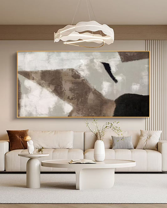 Onlookers Art | Oil Painting | FeB Abstract Oil Painting