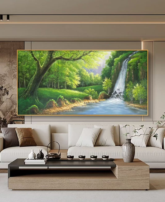 Onlookers Art | Oil Painting | A Sip Of Serenity Oil Painting