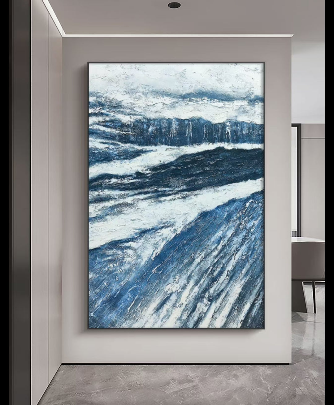 Onlookers Art | Oil Painting | Chill Abstract Oil Painting