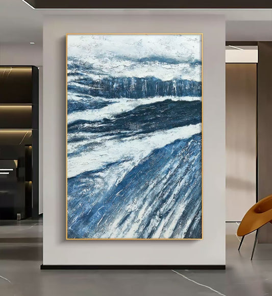 Onlookers Art | Oil Painting | Chill Abstract Oil Painting