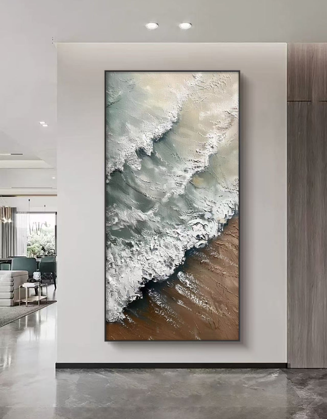 Onlookers Art | Oil Painting | Echoes of the Ocean Oil Painting