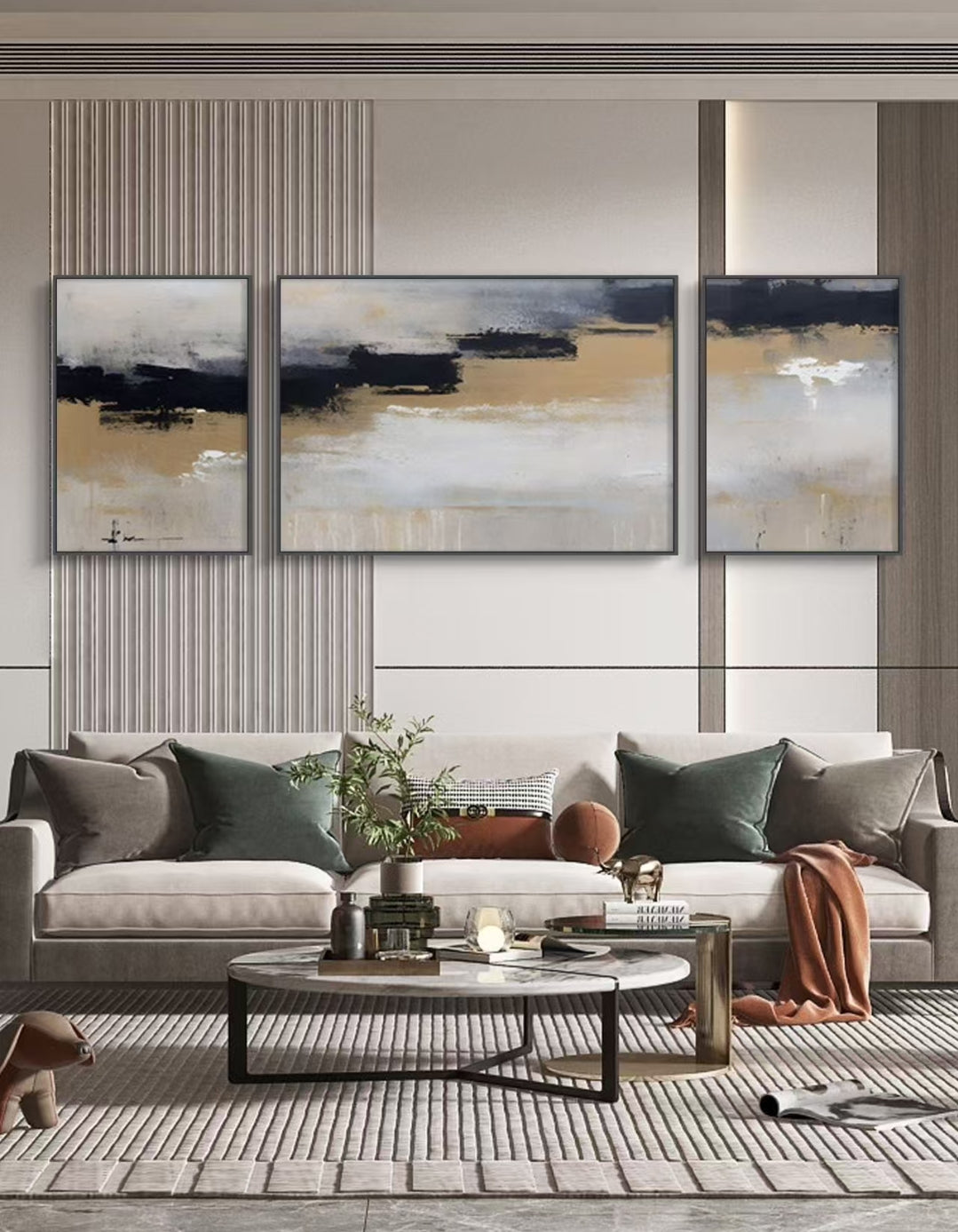 Onlookers Art | Oil Painting | Sho Abstract Oil Painting