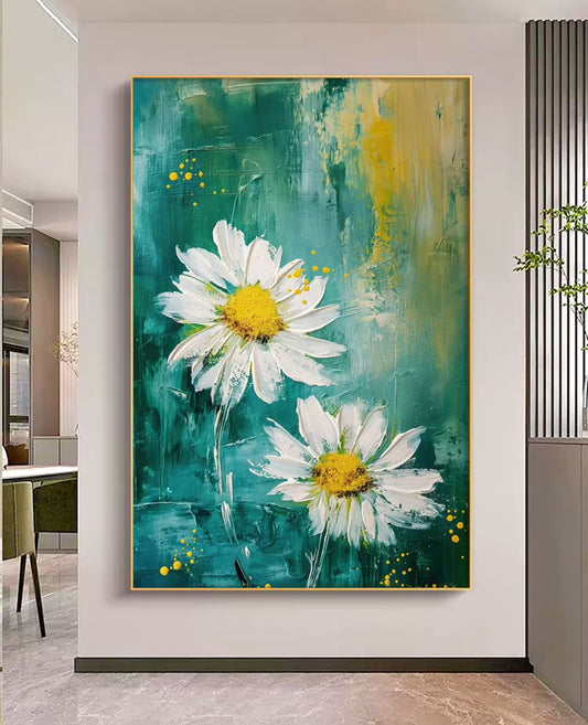 Onlookers Art | Oil Painting | Essence of Flowers Oil Painting