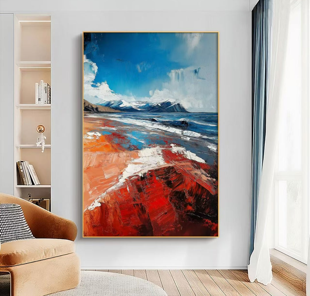 Onlookers Art | Oil Painting | Coastal Bliss Oil Painting