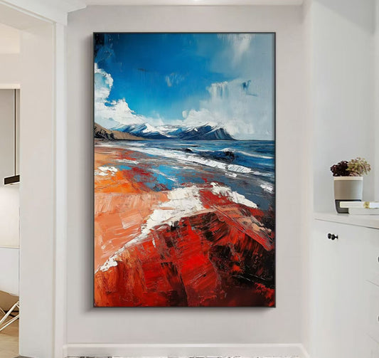 Onlookers Art | Oil Painting | Coastal Bliss Oil Painting