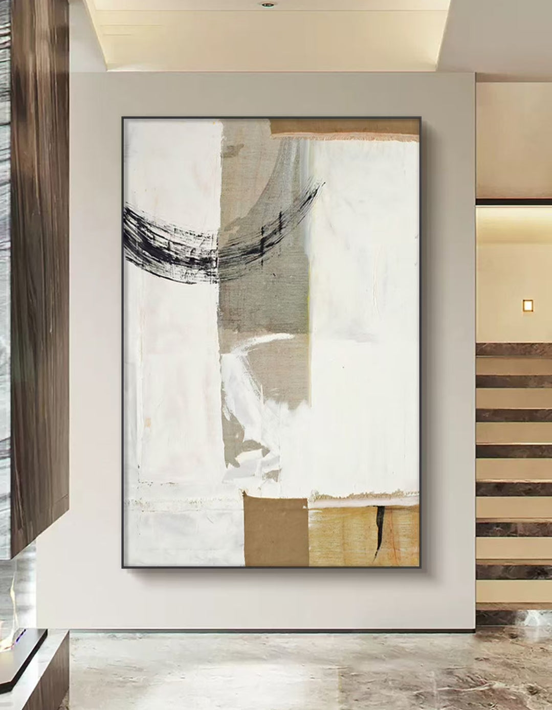 Onlookers Art | Oil Painting | Lolawa Abstract Oil Painting
