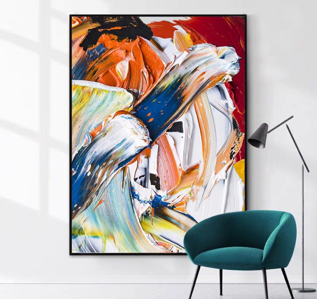 Onlookers Art | Oil Painting | AeLiana Abstract Oil Painting