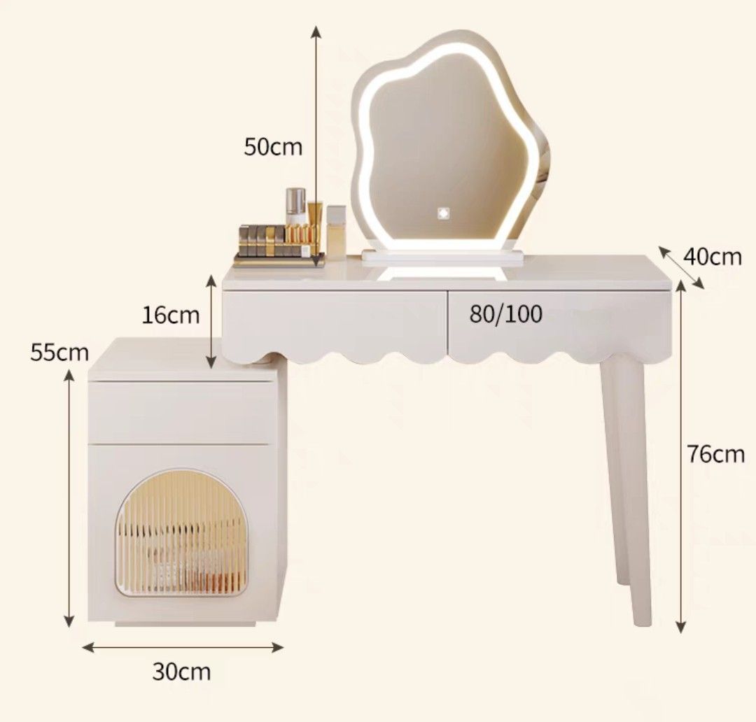 アナスタシア バニティ ドレッシングテーブル