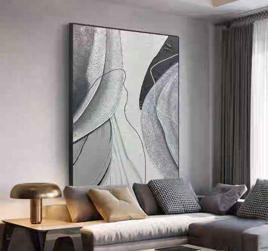 Onlookers Art | Oil Painting | AriaNell Abstract Oil Painting