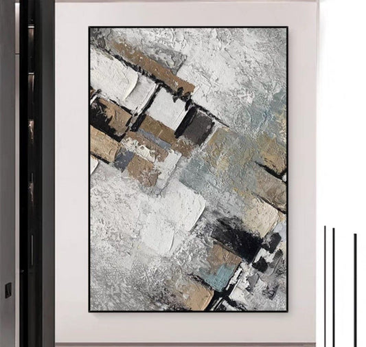 Onlookers Art | Oil Painting | BaiZe Abstract Oil Painting