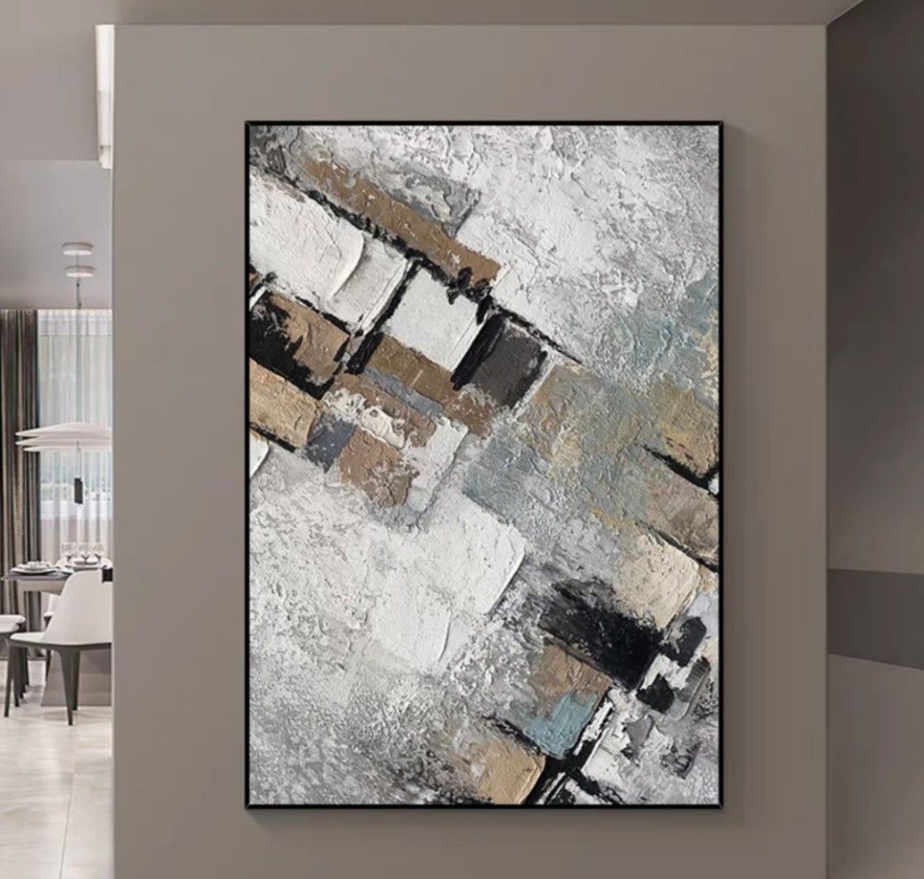 Onlookers Art | Oil Painting | BaiZe Abstract Oil Painting