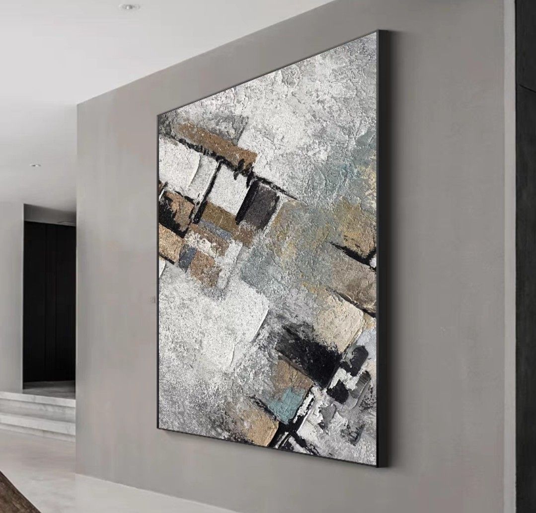 Onlookers Art | Oil Painting | BaiZe Abstract Oil Painting