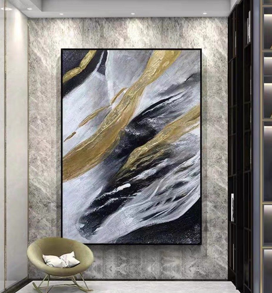 Onlookers Art | Oil Painting | BeiQ Abstract Oil Painting