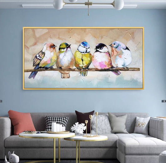 Onlookers Art | Oil Painting | BirdiE Oil Painting