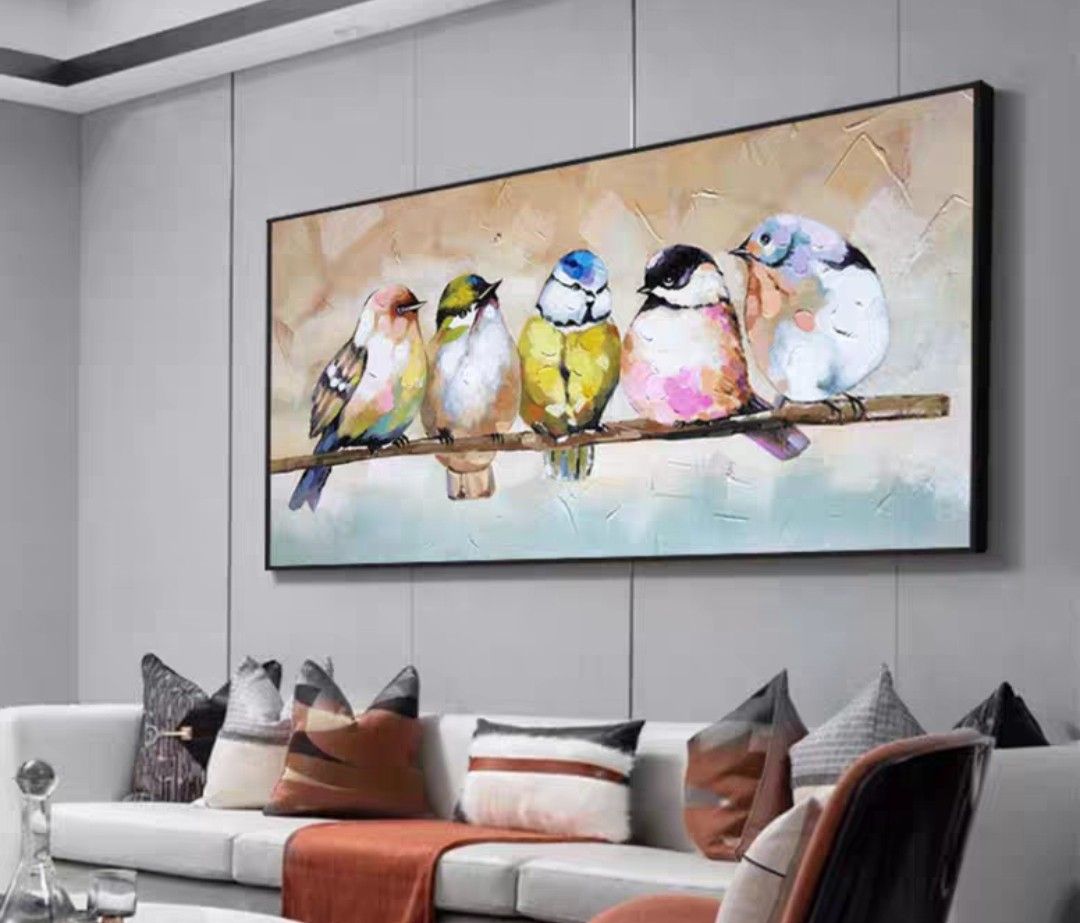 Onlookers Art | Oil Painting | BirdiE Oil Painting