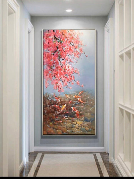 Onlookers Art | Oil Painting | bLeSs Fishes Oil painting