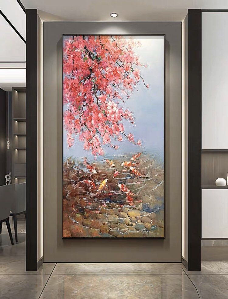 Onlookers Art | Oil Painting | bLeSs Fishes Oil painting