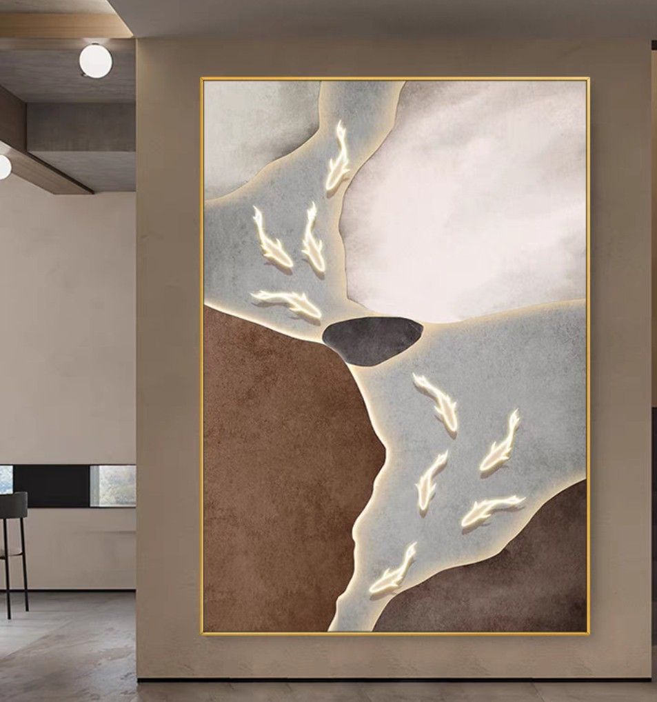 Onlookers Art | Oil Painting | BlisS fish Oil Painting