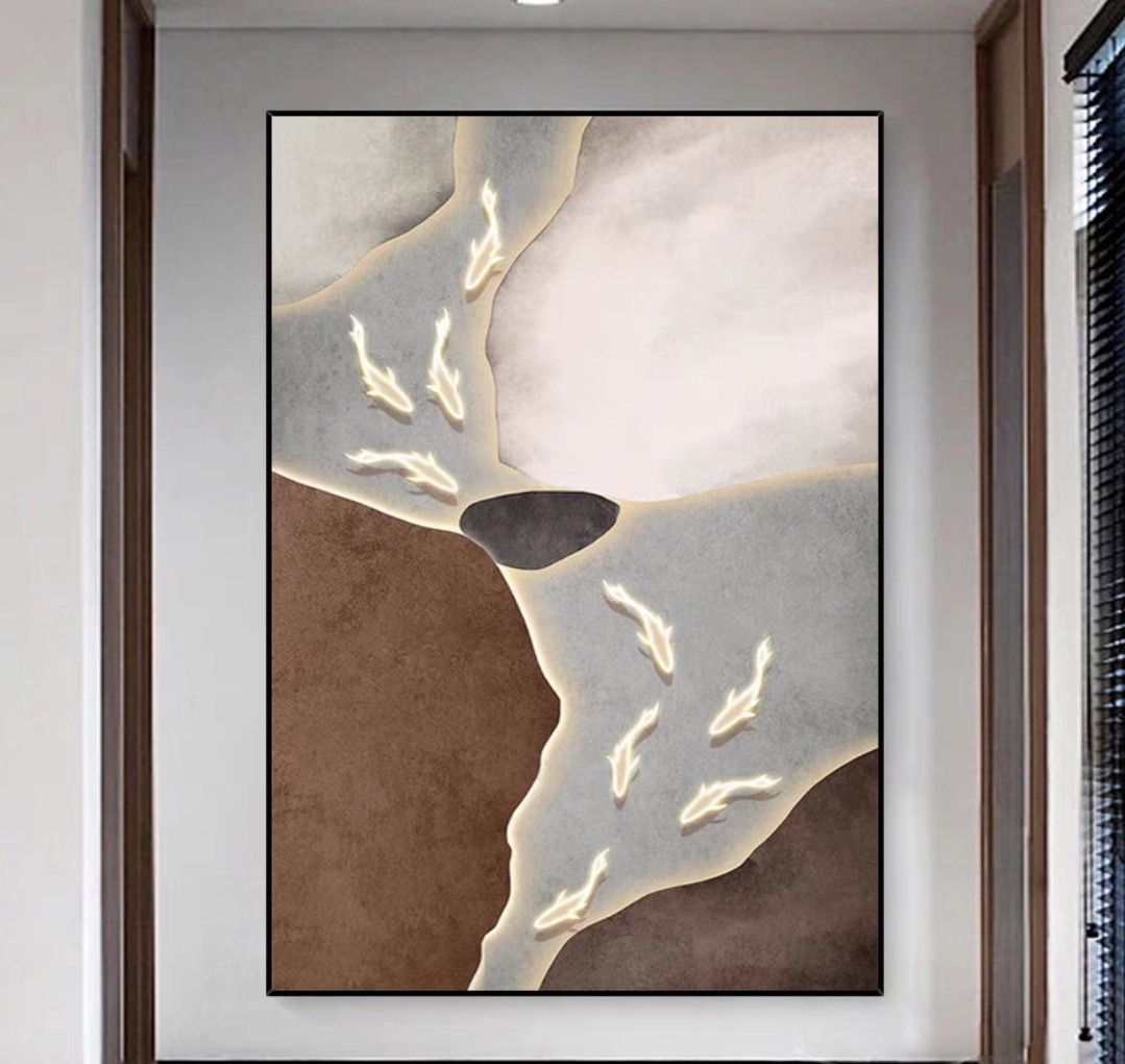 Onlookers Art | Oil Painting | BlisS fish Oil Painting