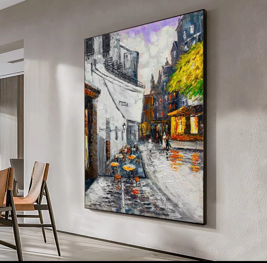 Onlookers Art | Oil Painting | CaFeNa Oil painting