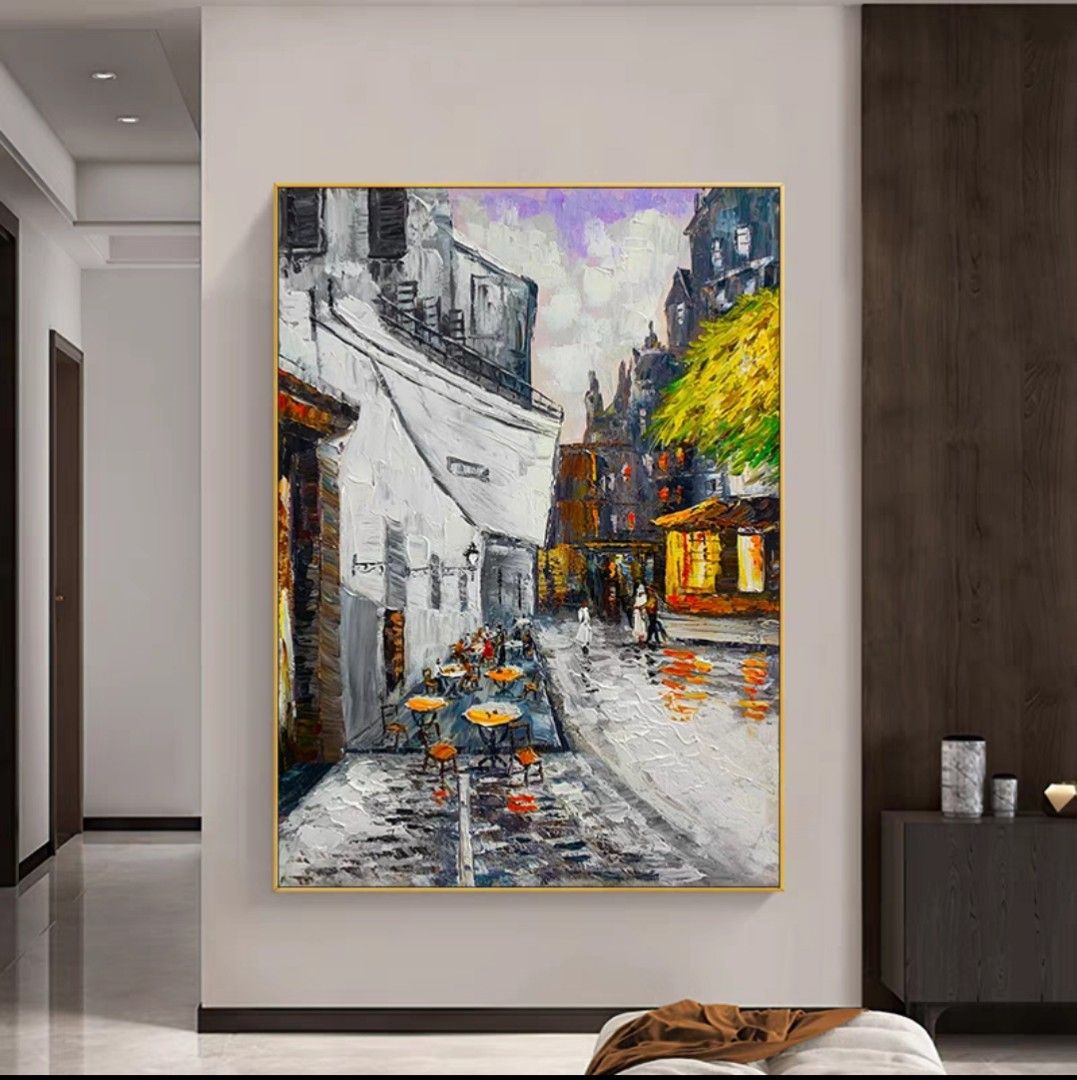 Onlookers Art | Oil Painting | CaFeNa Oil painting