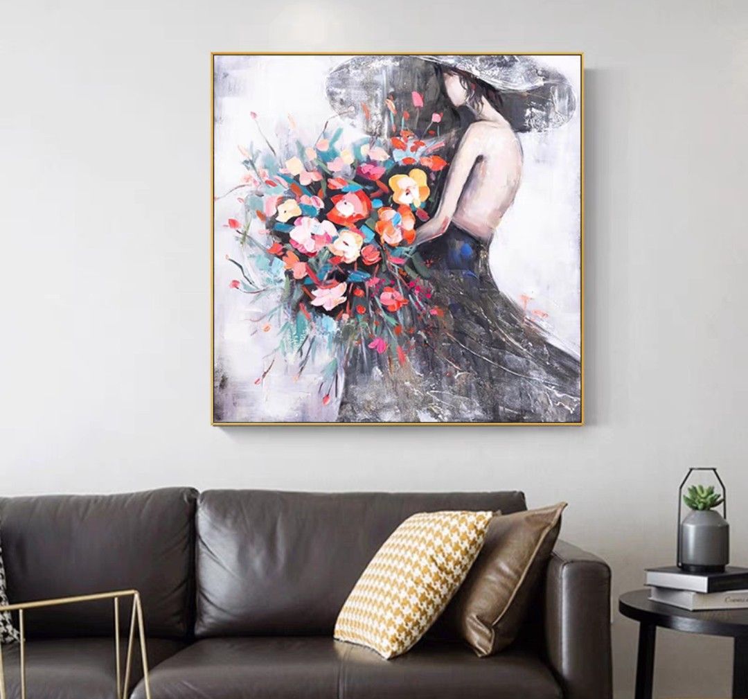 Onlookers Art | Oil Painting | CloVerY LaDy Oil Painting