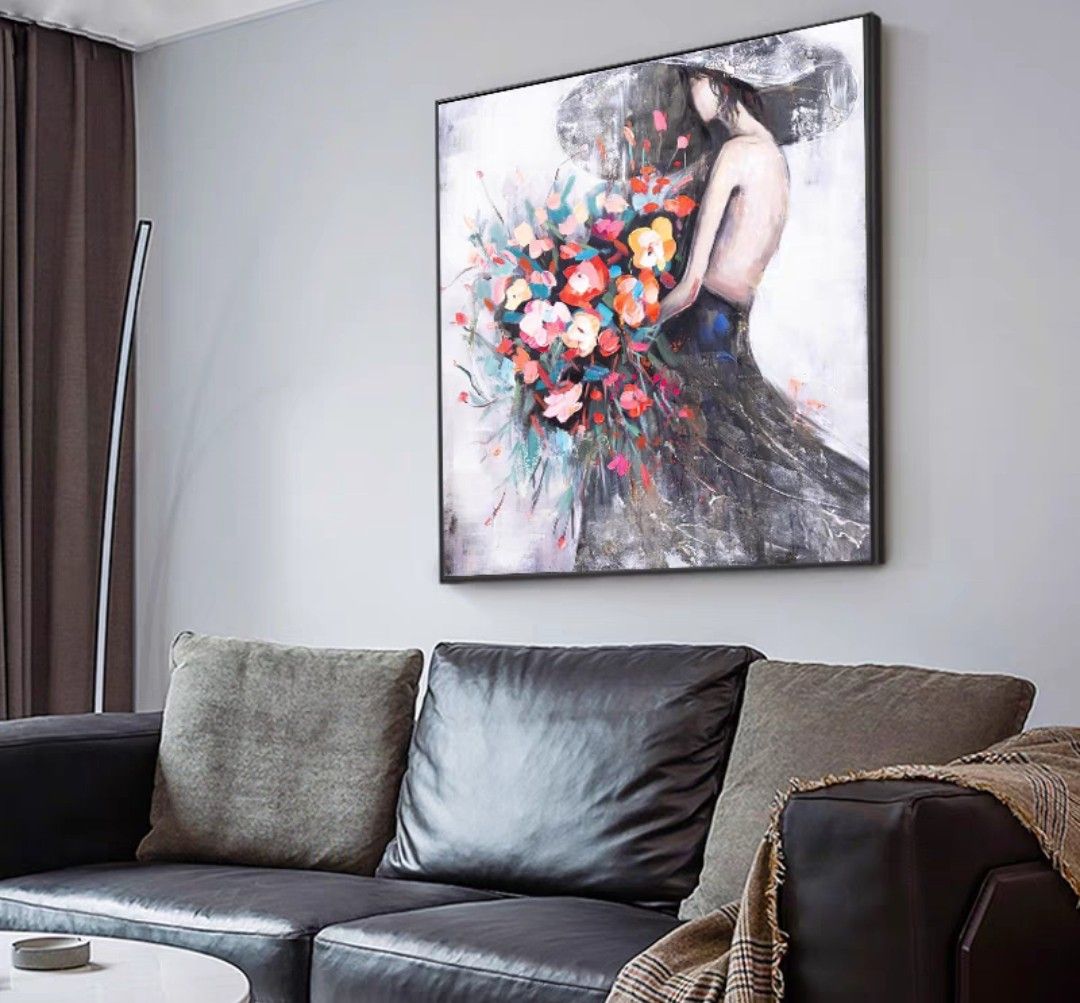 Onlookers Art | Oil Painting | CloVerY LaDy Oil Painting