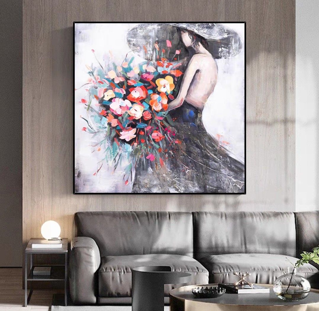 Onlookers Art | Oil Painting | CloVerY LaDy Oil Painting
