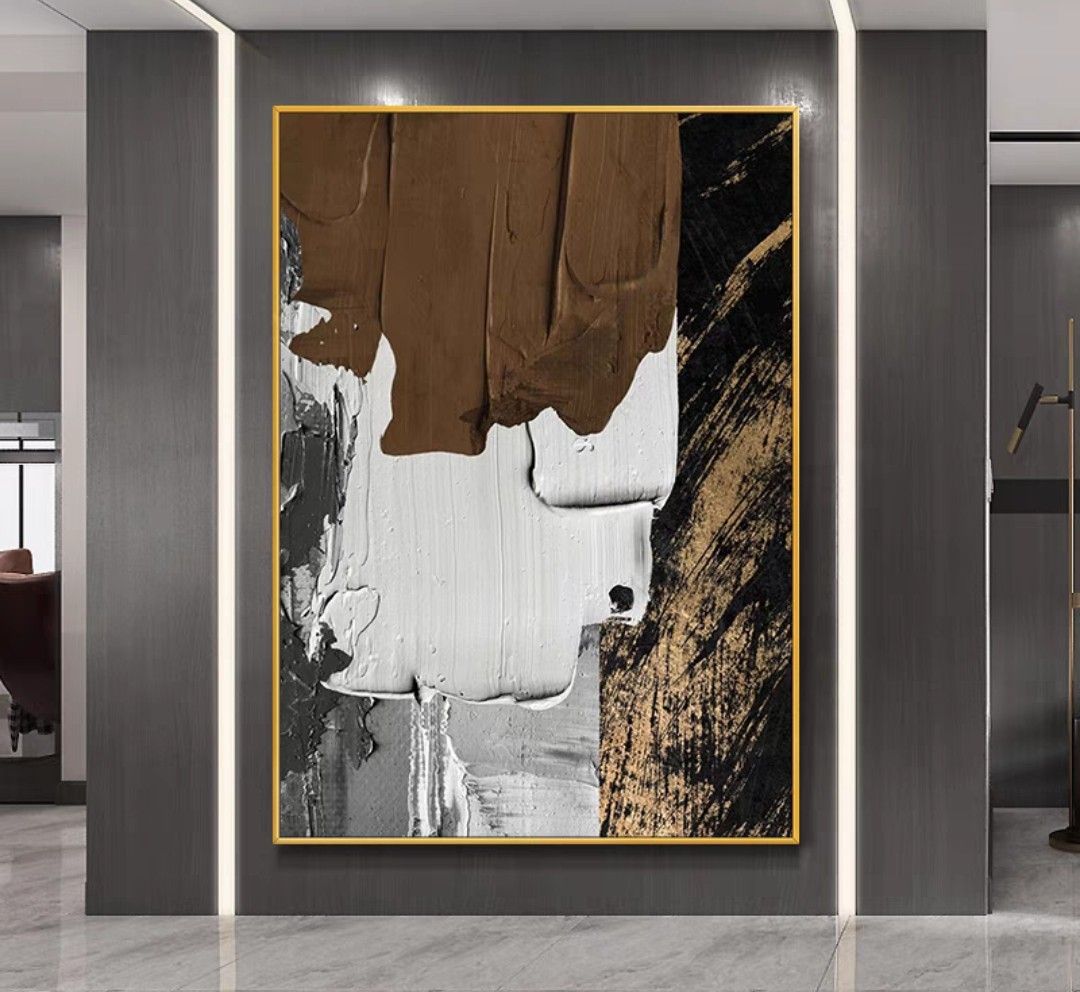 Onlookers Art | Oil Painting | CoCoA Abstract Oil Painting
