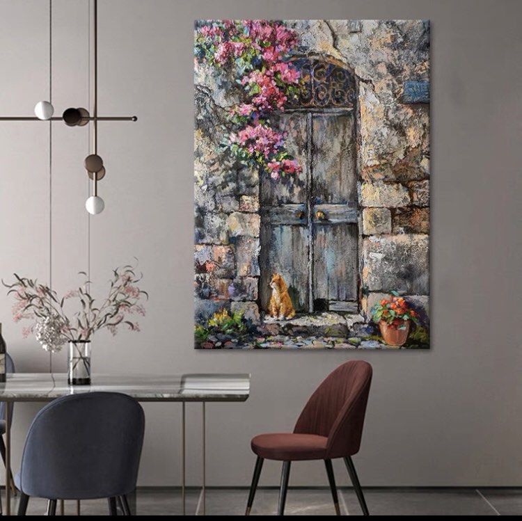 Onlookers Art | Oil Painting | cOsattaGe Oil painting
