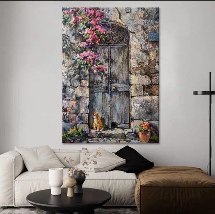 Onlookers Art | Oil Painting | cOsattaGe Oil painting