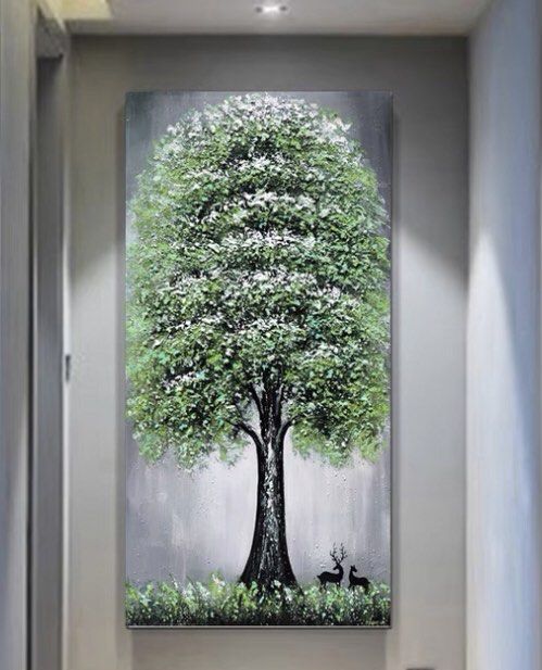 Onlookers Art | Oil Painting | CoSezA Tree Oil Painting