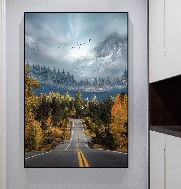 Onlookers Art | Art Painting | cOuNtrY rOadb art painting