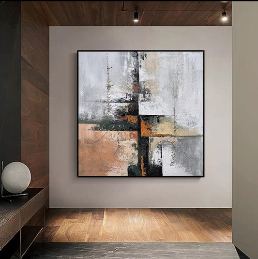 Onlookers Art | Oil Painting | DawN Abstract Oil Painting