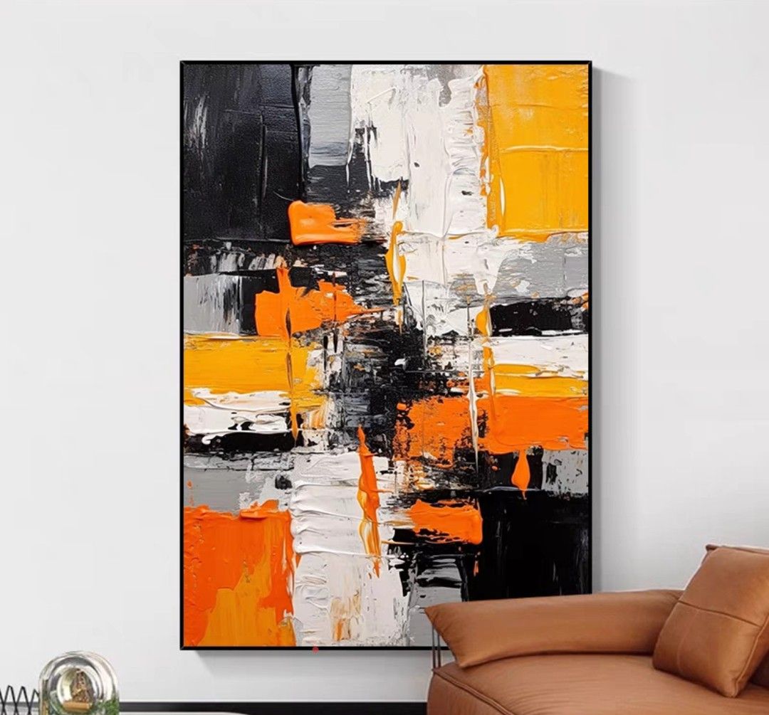 Onlookers Art | Oil Painting | EsMeA Abstract Oil Painting