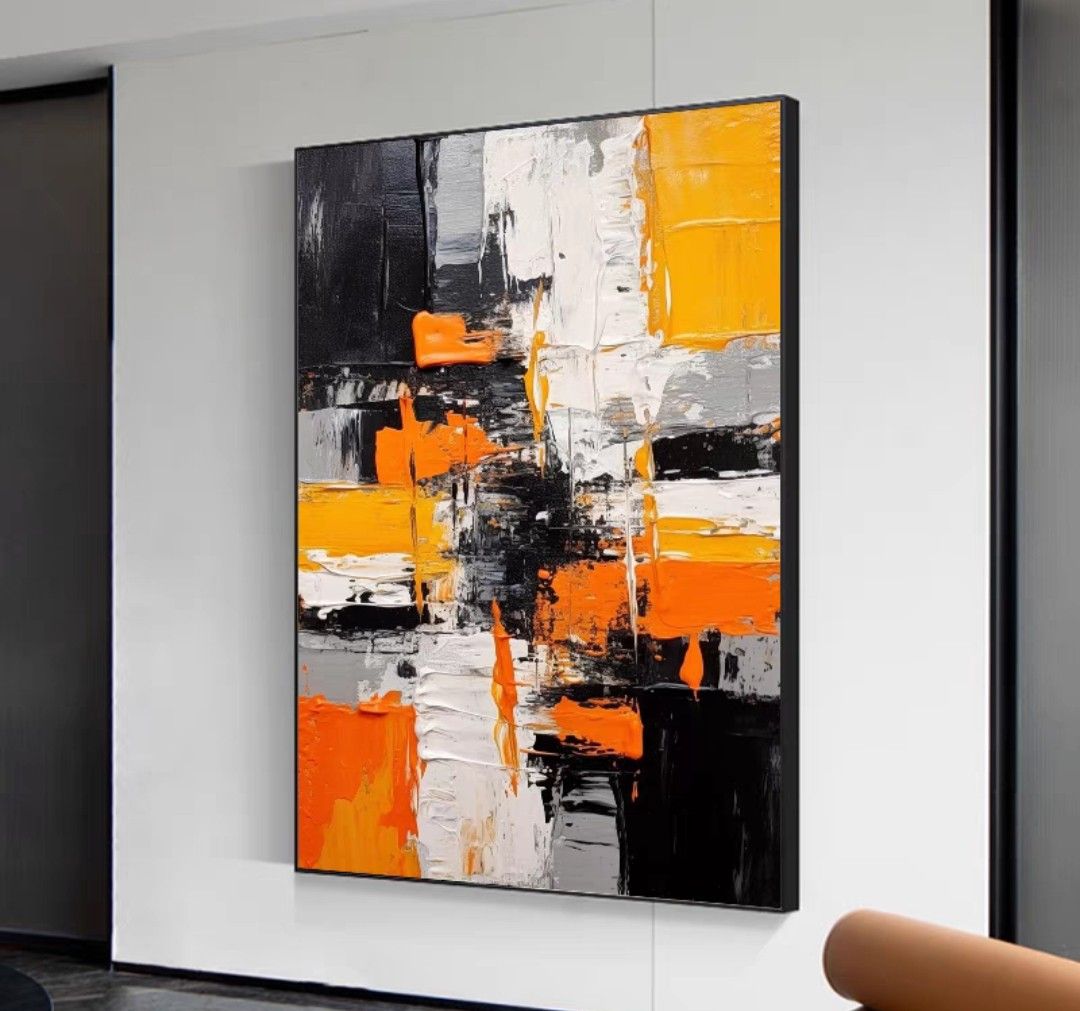 Onlookers Art | Oil Painting | EsMeA Abstract Oil Painting