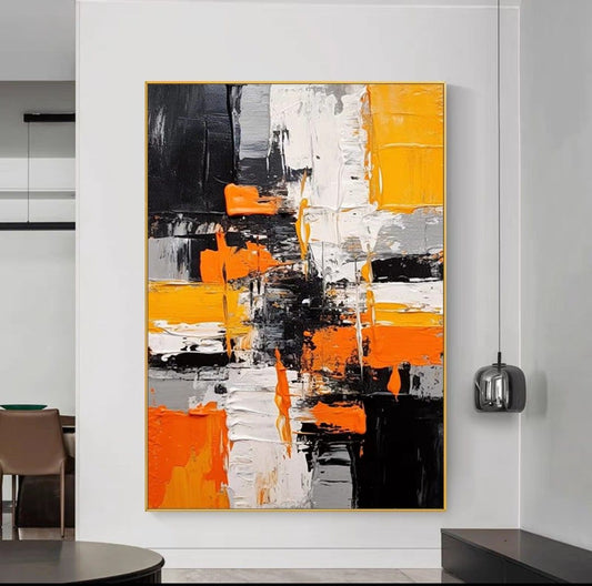 Onlookers Art | Oil Painting | EsMeA Abstract Oil Painting