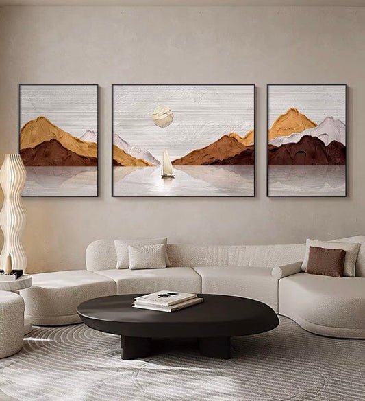 Onlookers Art | Oil Painting | ExTaZ Mountain Oil Painting