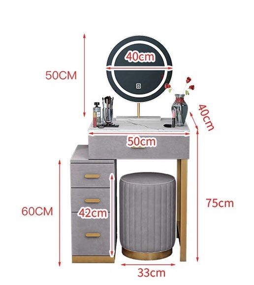 FriYa バニティ ドレッシングテーブル