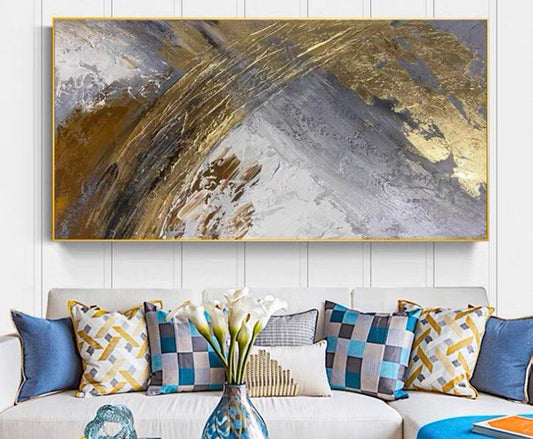 Onlookers Art | Oil Painting | HazOz Abstract Oil Painting