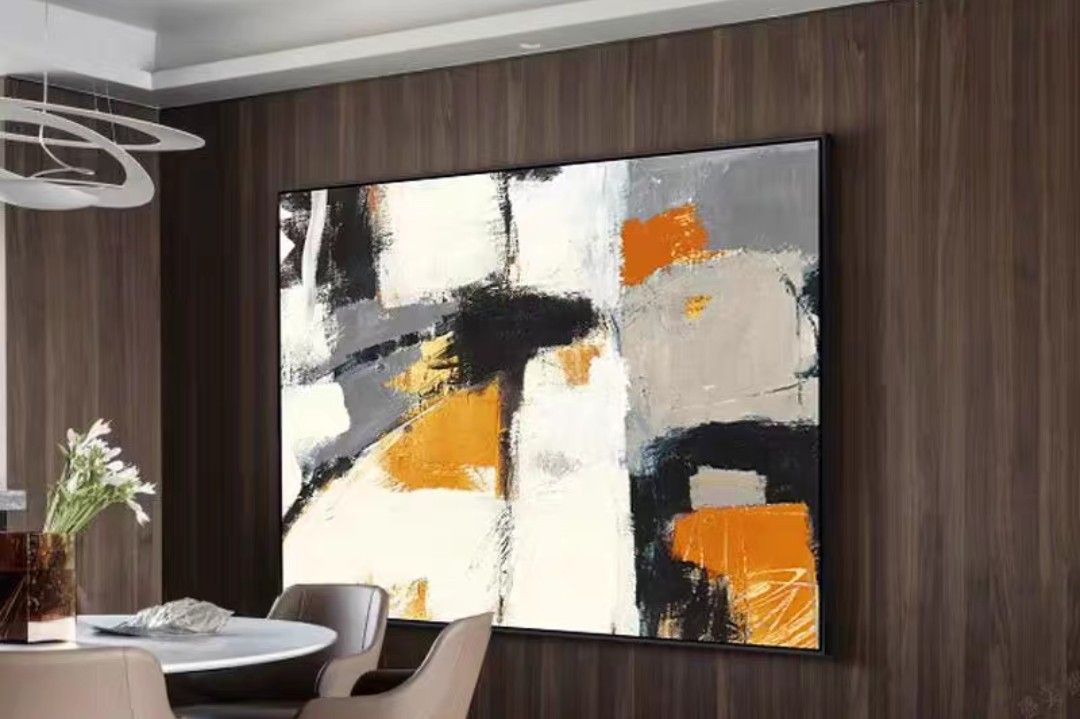 Onlookers Art | Oil Painting | HotoZa Abstract Oil Painting