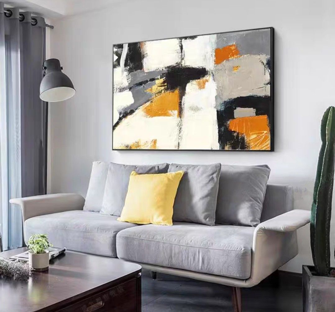 Onlookers Art | Oil Painting | HotoZa Abstract Oil Painting